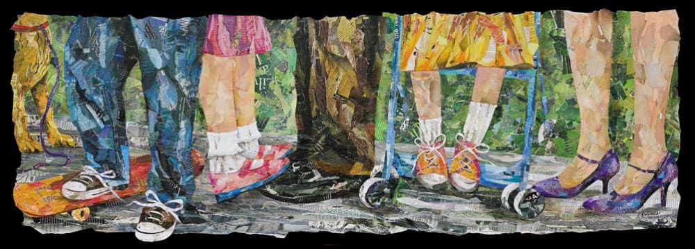 Fun Day at the Park | Paintings by Eileen Downes | Kaiser Permanente Roseville Medical Center in Roseville
