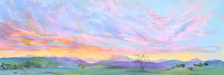 Giclée print of Babe's Sunset | Paintings by Jessica Marshall / Library of Marshall Arts