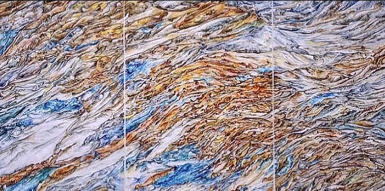 Quartz-27 ‘flow ‘ | Paintings by Sangeeta Sagar