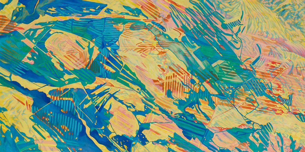 Eyestorm | Oil And Acrylic Painting in Paintings by Anne Blenker