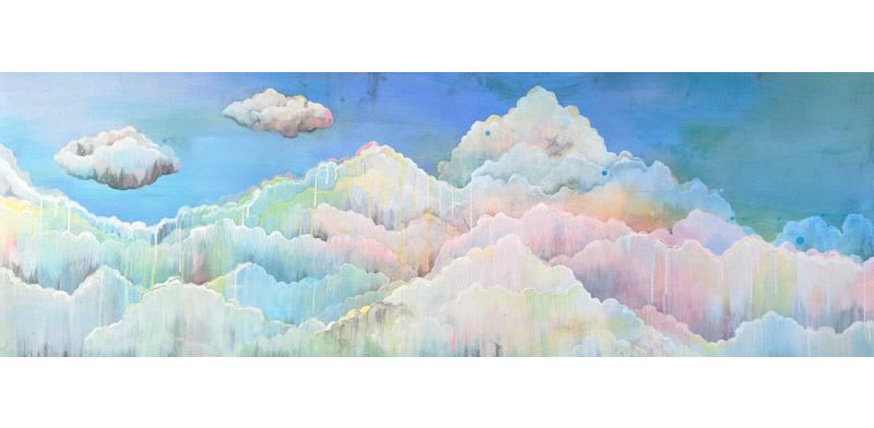 Clouds | Oil And Acrylic Painting in Paintings by Sarah Stivers | One Mind Massage in Portland