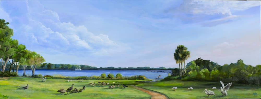 Ortega River | Oil And Acrylic Painting in Paintings by Keith Doles