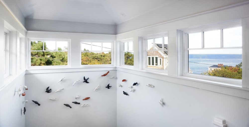 Flock in flight pattern | Wall Sculpture in Wall Hangings by Susan Hostetler Studio