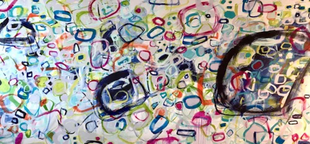 Life 🔴 | Oil And Acrylic Painting in Paintings by Darlene Watson Abstract Artist