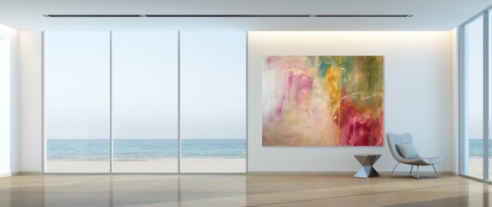 Big Crush Yellow Submarine 🔴 | Oil And Acrylic Painting in Paintings by Darlene Watson Abstract Artist