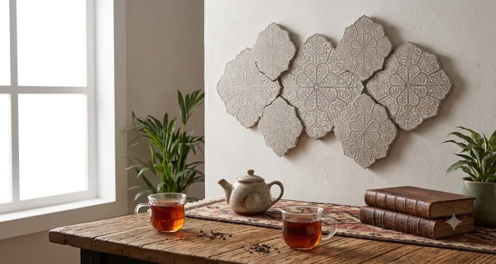 The Heritage Multi-Medallion Wall Panel | Decorative Objects by Famous Art Group Of Industries