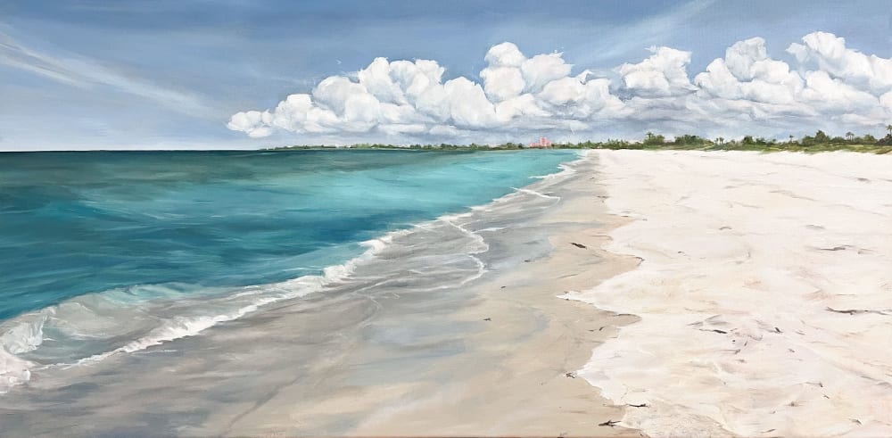 Gulf Coast Florida Beach Painting | Oil And Acrylic Painting in Paintings by Coleman Senecal Art