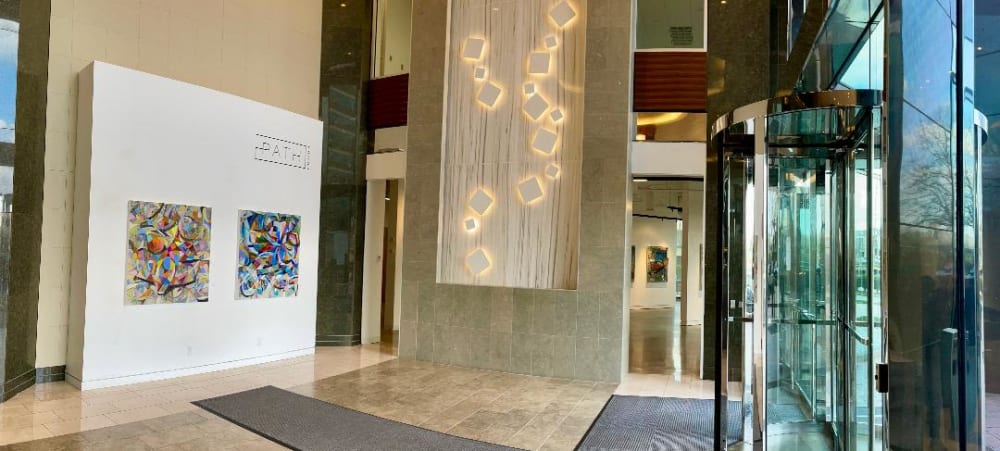 Net of Jewels | Paintings by Kim Shockley Karelson Art | Lenox Square in Atlanta