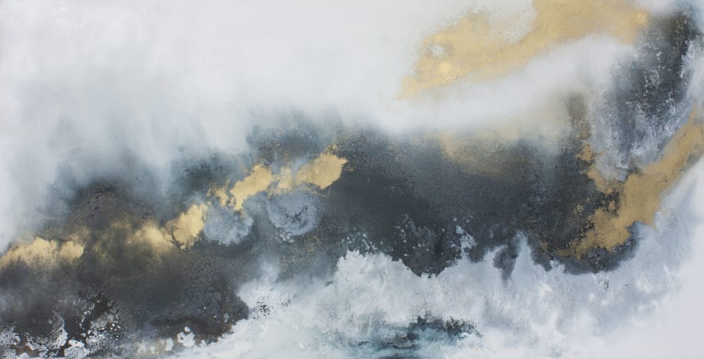 Northern Lights 2 | Oil And Acrylic Painting in Paintings by Sheryl Daane Chesnut | Native Trails in San Luis Obispo