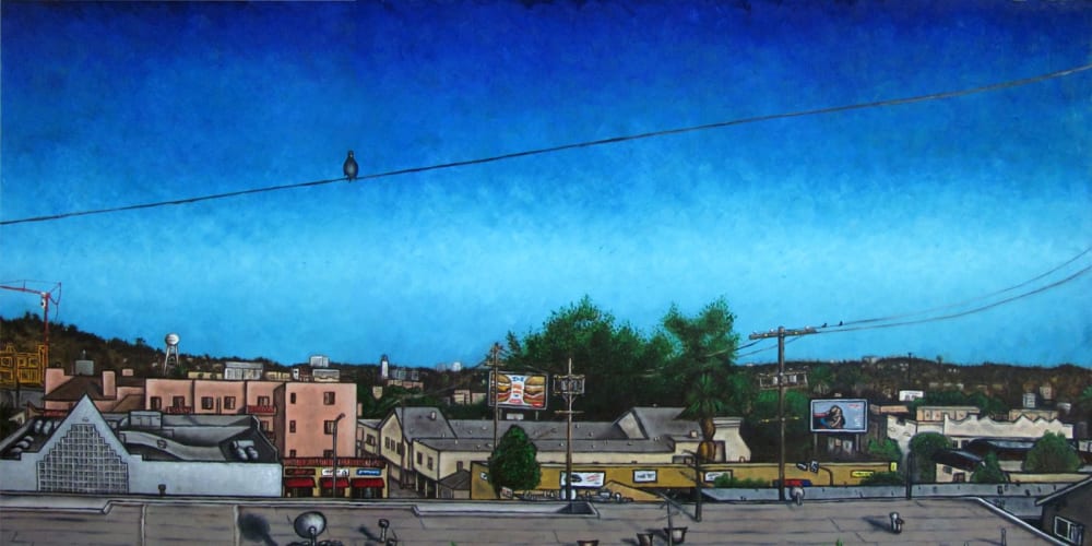 Birds Outside My Window | Oil And Acrylic Painting in Paintings by PMS Artwork