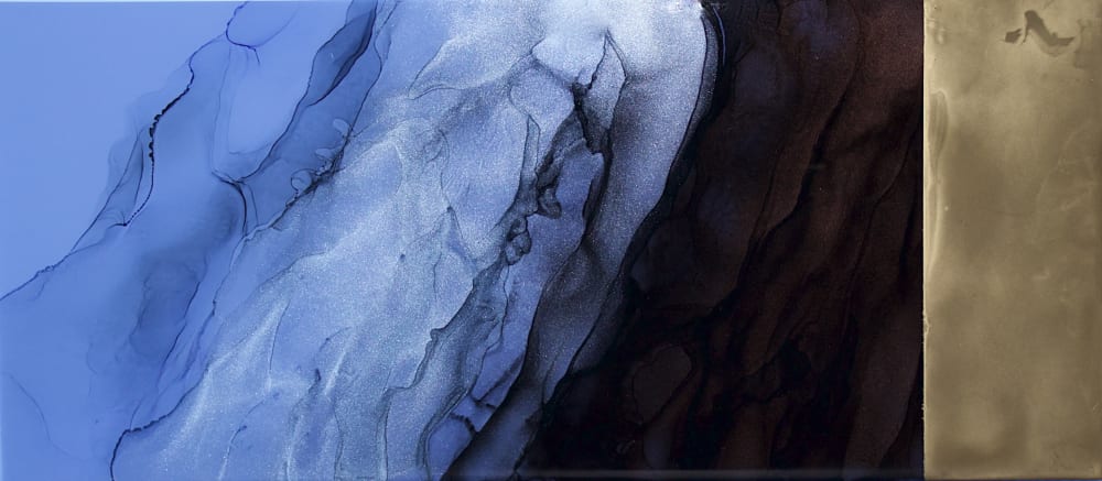 'TEMPTRESS' - Luxury Epoxy Resin Abstract Artwork | Oil And Acrylic Painting in Paintings by Christina Twomey Art + Design