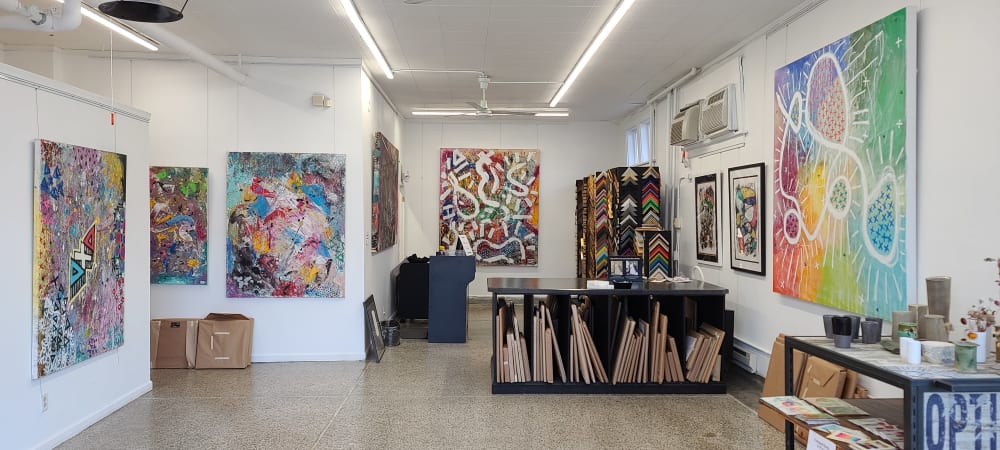 Triangulador Biggest Canvas/Wood Panels | Oil And Acrylic Painting in Paintings by Liubov Szwako Triangulador | Megan's Custom Framing in Madison