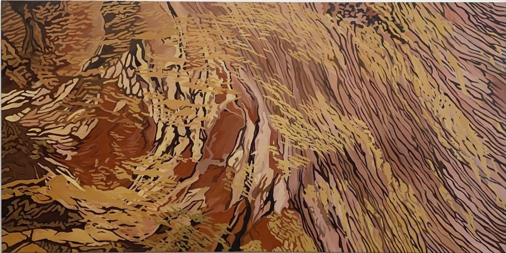 Striate II | Paintings by Anne Blenker