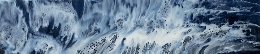 'TIDAL WAVE' - Luxury Ocean Seascape Epoxy Resin Abstract | Oil And Acrylic Painting in Paintings by Christina Twomey Art + Design | Private Residence - Minnetonka, MN in Minnetonka