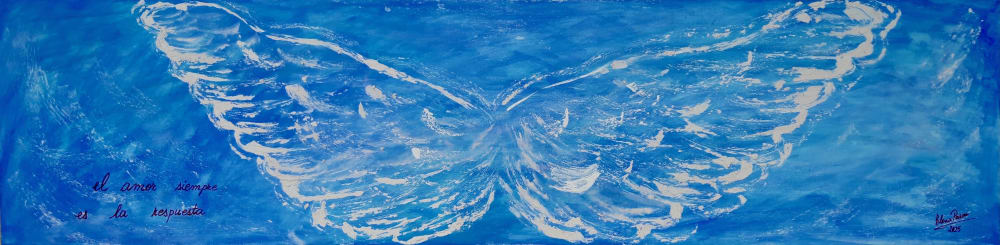 El amor es siempre la respuesta (2025) | Oil And Acrylic Painting in Paintings by Elena Parau