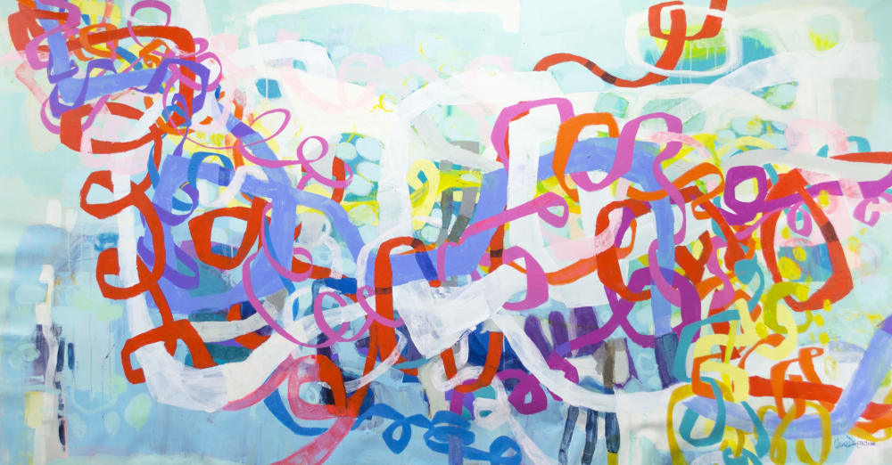 Under the Electric Candelabra | Paintings by Claire Desjardins | St Sulpice in Saint-Sulpice