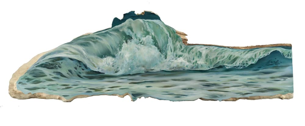 Ocean #29 | Oil And Acrylic Painting in Paintings by Lindsey Millikan | Bateman Foundation Gallery of Nature in Victoria