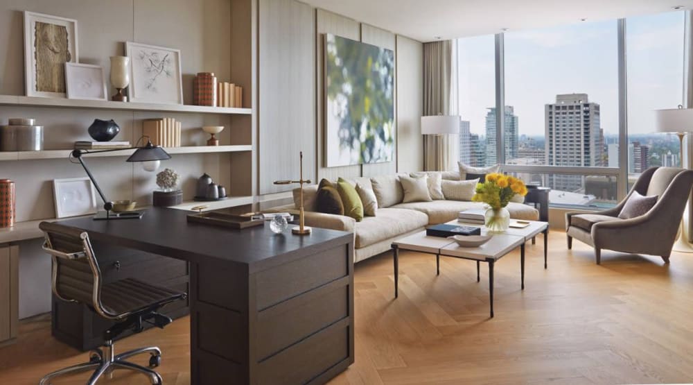"Through The Leaves" | Paintings by Laura Wood | Four Seasons Hotel Toronto in Toronto