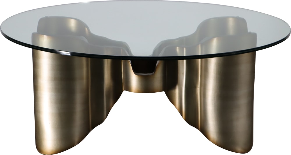 Lacquered Wood & Glass Coffee Table by Costantini, Mariposa | Tables by Costantini Design