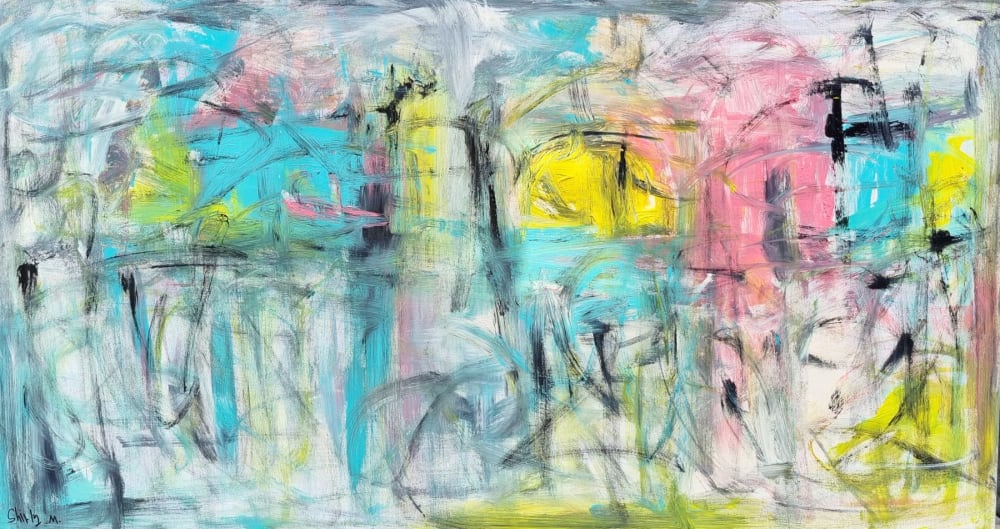 "Situations" | Oil And Acrylic Painting in Paintings by Shirly Maimom Art