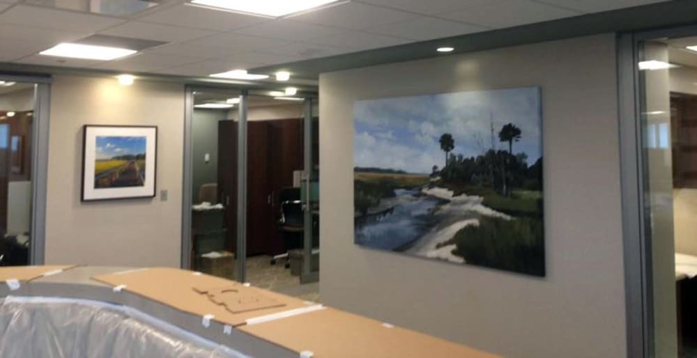 Fort George River Inlet | Oil And Acrylic Painting in Paintings by Keith Doles | Mayo Clinic in Jacksonville