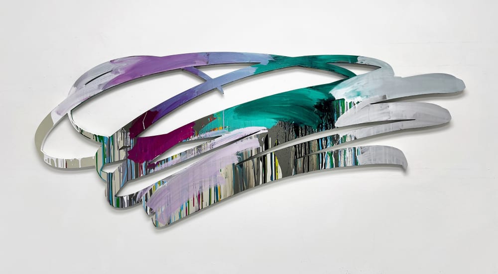Painted Scribble (4), Wall Sculpture | Sculptures by Ryan Coleman