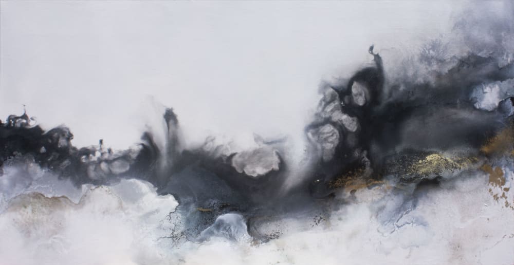 Smoke | Oil And Acrylic Painting in Paintings by Sheryl Daane Chesnut
