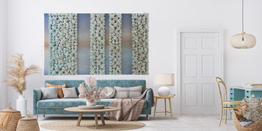 Sky + Line - Ombre | Mixed Media by Lauren Naomi