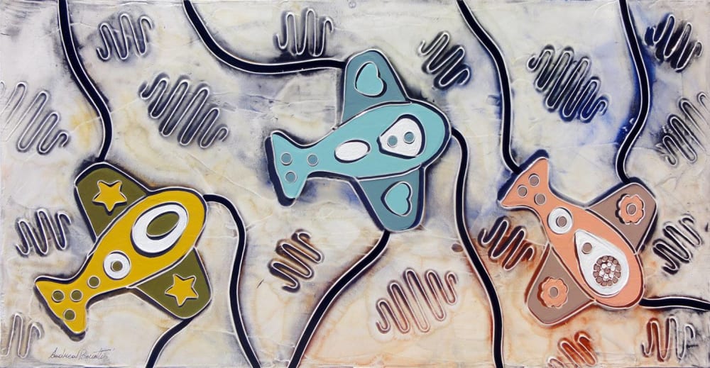 inMovimento I | Mixed Media in Paintings by Andrea Benetti