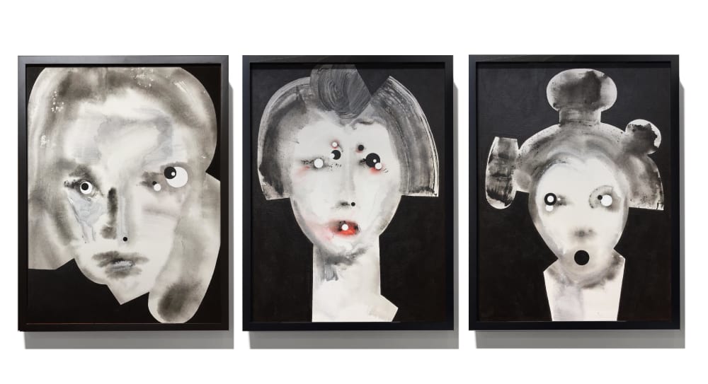 Gemma Vivian, Emi vivian and. Naomi Vivian | Paintings by Cesar Finamori