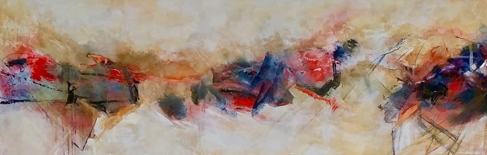 ‘Grateful’ (Abstract Series - In Neutral) | Oil And Acrylic Painting in Paintings by Connie O’Connor
