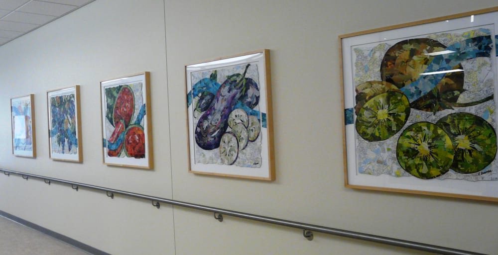 Our Farmers' Treasures | Paintings by Eileen Downes | Kaiser Permanente Vallejo Medical Center in Vallejo