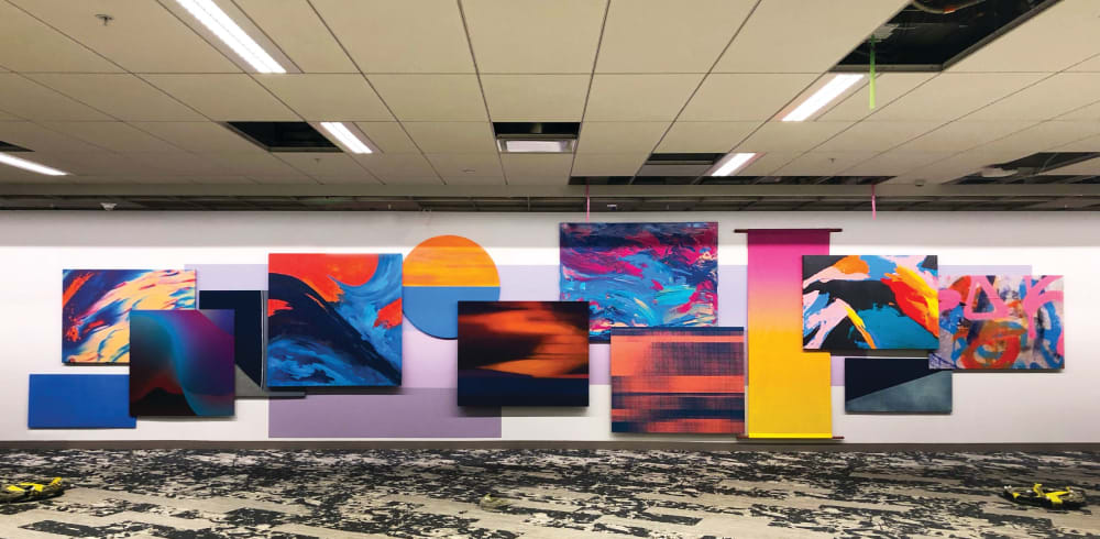 Homage To Santa Cruz | Murals by ANTLRE - Hannah Sitzer | Adobe Systems in San Jose