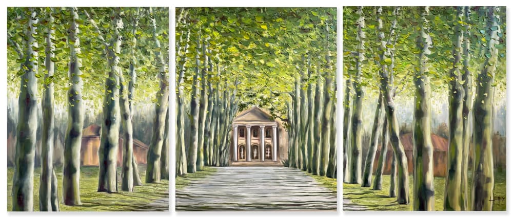 Chateaux Margaux | Oil And Acrylic Painting in Paintings by Lisa Elley ART