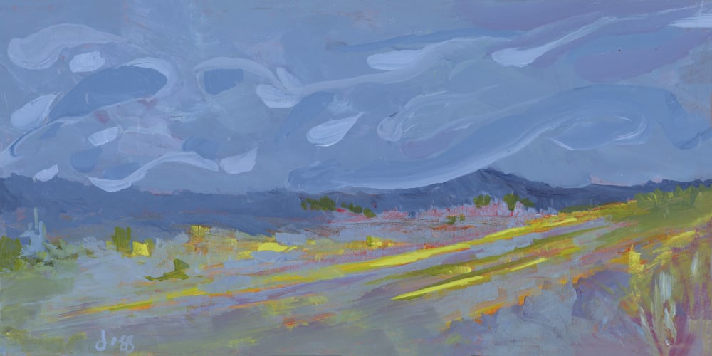 Blue Long's Peak | Paintings by Jessica Marshall / Library of Marshall Arts