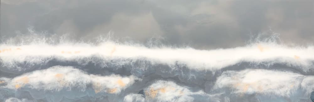 The Tempestuous Sea | Oil And Acrylic Painting in Paintings by Art By Skevi