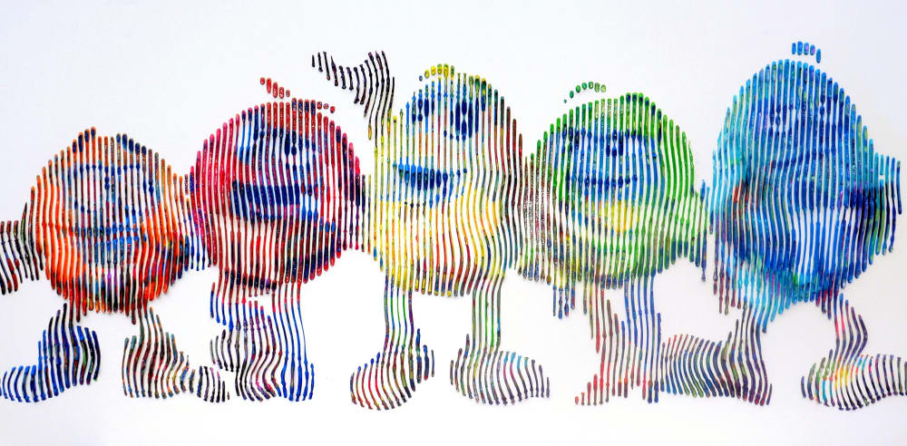 M&M'S My friend forever | Oil And Acrylic Painting in Paintings by Virginie SCHROEDER