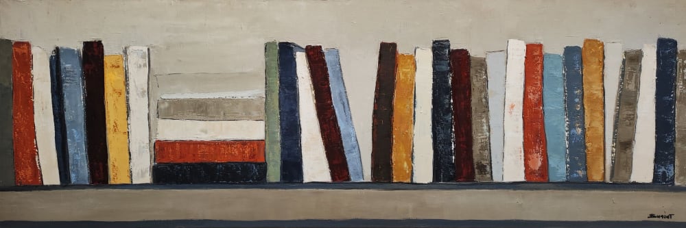 Rythme des mots | Oil And Acrylic Painting in Paintings by Sophie DUMONT.