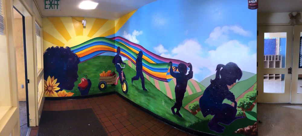 Fruitvale preschool | Murals by Bryana Fleming | Oakland in Oakland