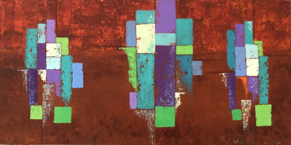 Stumbling Blocks and Stepping Stones | Oil And Acrylic Painting in Paintings by Reade C Gloeckner Fine Art