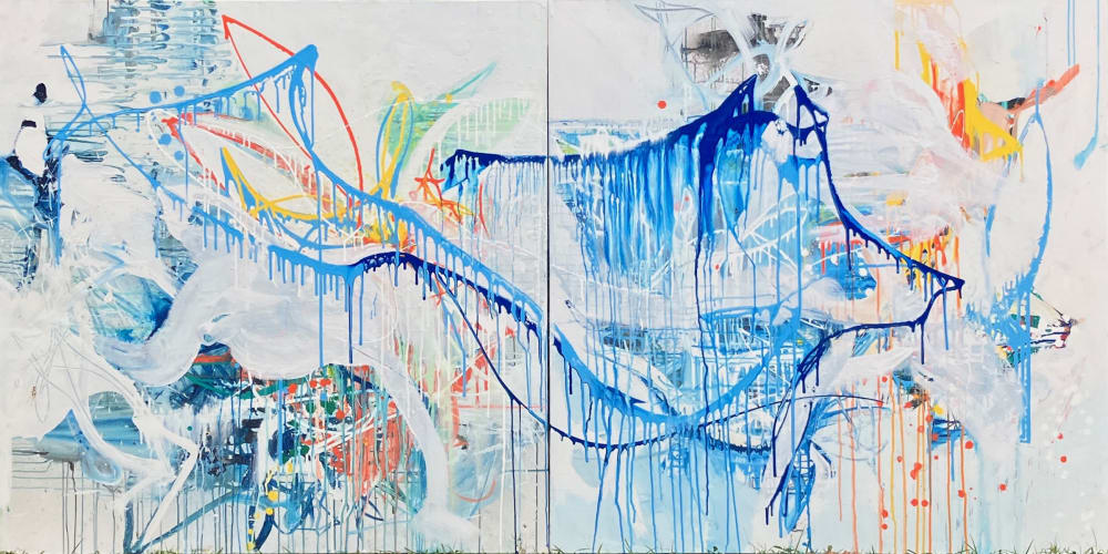 High Fidelity 1 and 2 (Dyptych) | Prints in Paintings by Edward Wilcox