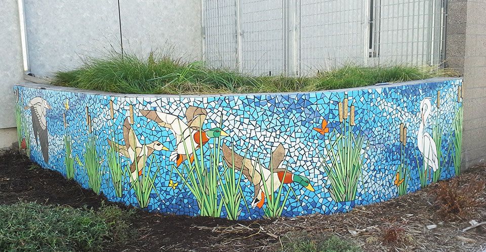 The Great Return | Public Mosaics by New World Mosaics | La Escuelita Elementary School in Oakland