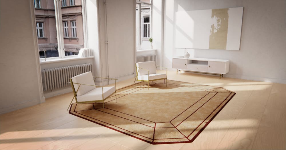 Diamond Emerald | Area Rug in Rugs by Woop Rugs