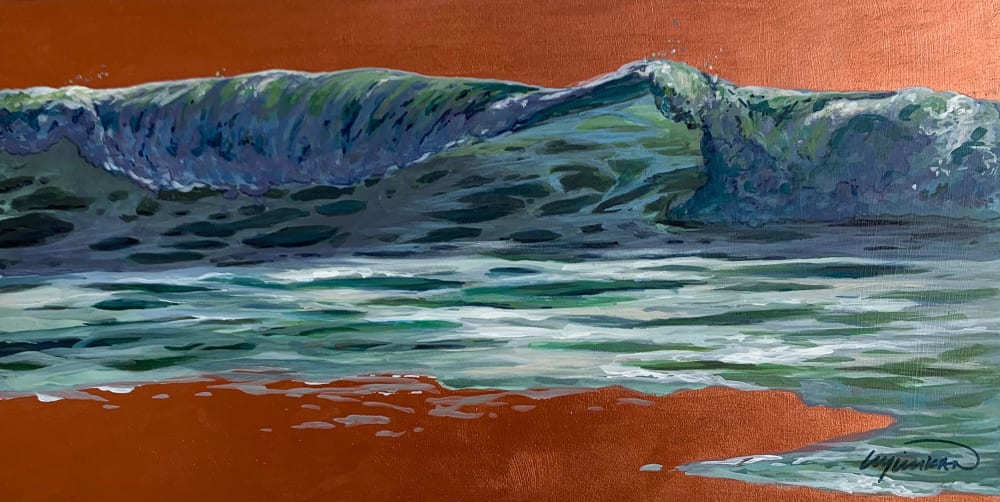Ocean #31 | Oil And Acrylic Painting in Paintings by Lindsey Millikan