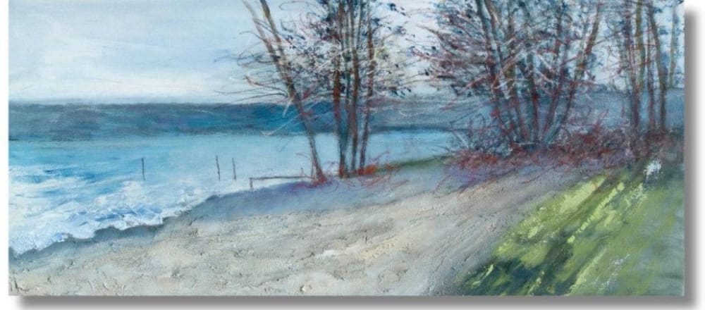 Sherman Beach | Oil And Acrylic Painting in Paintings by Christiane Papé