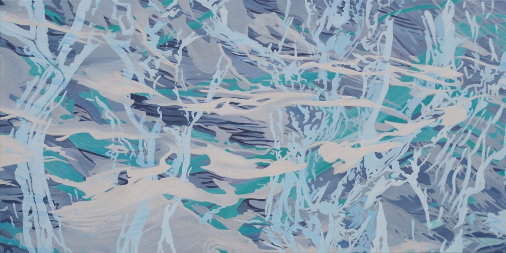 River Clouds | Oil And Acrylic Painting in Paintings by Anne Blenker