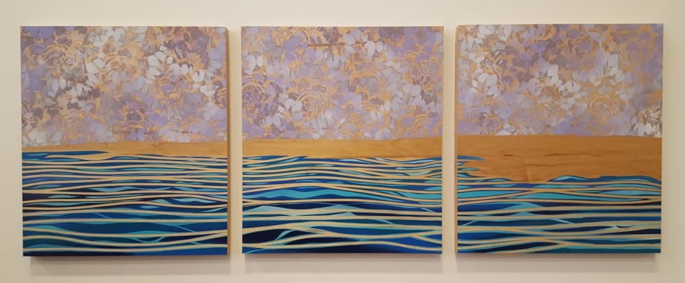 Lavender Lavations | Oil And Acrylic Painting in Paintings by Mark Bueno | Eating Recovery Center | Insight Behavioral Health Corporate Headquarters in Denver