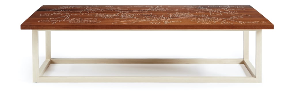 Nail Inlay Coffee Table No. 48 | Tables by Peter Sandback