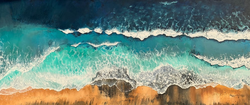 HECHO EN BAJA | Oil And Acrylic Painting in Paintings by Amanda Szopinski