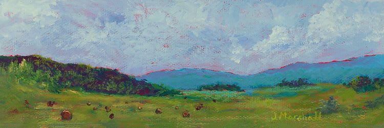 Giclée print of Carbondale | Paintings by Jessica Marshall / Library of Marshall Arts
